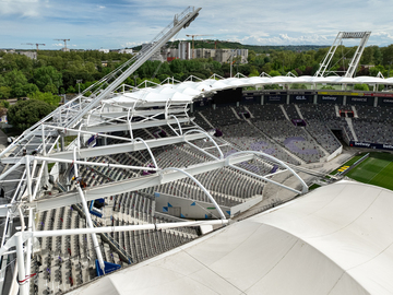 Chantier du Stadium TFC à Toulouse