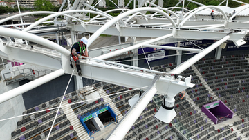 Chantier du Stadium TFC à Toulouse